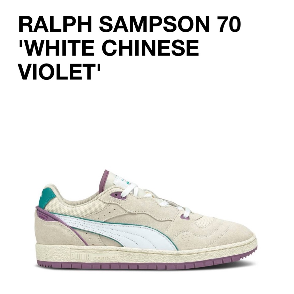 RALPH SAMPSON 70 x PUMA “White Chinese Violet” ! RARE Colorway!